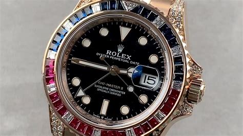 rolex sapphire ruby diamond|rolex sapphire bezel.